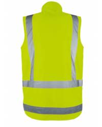 Reversible Hi-Vis Fleece Lined Safety Vest